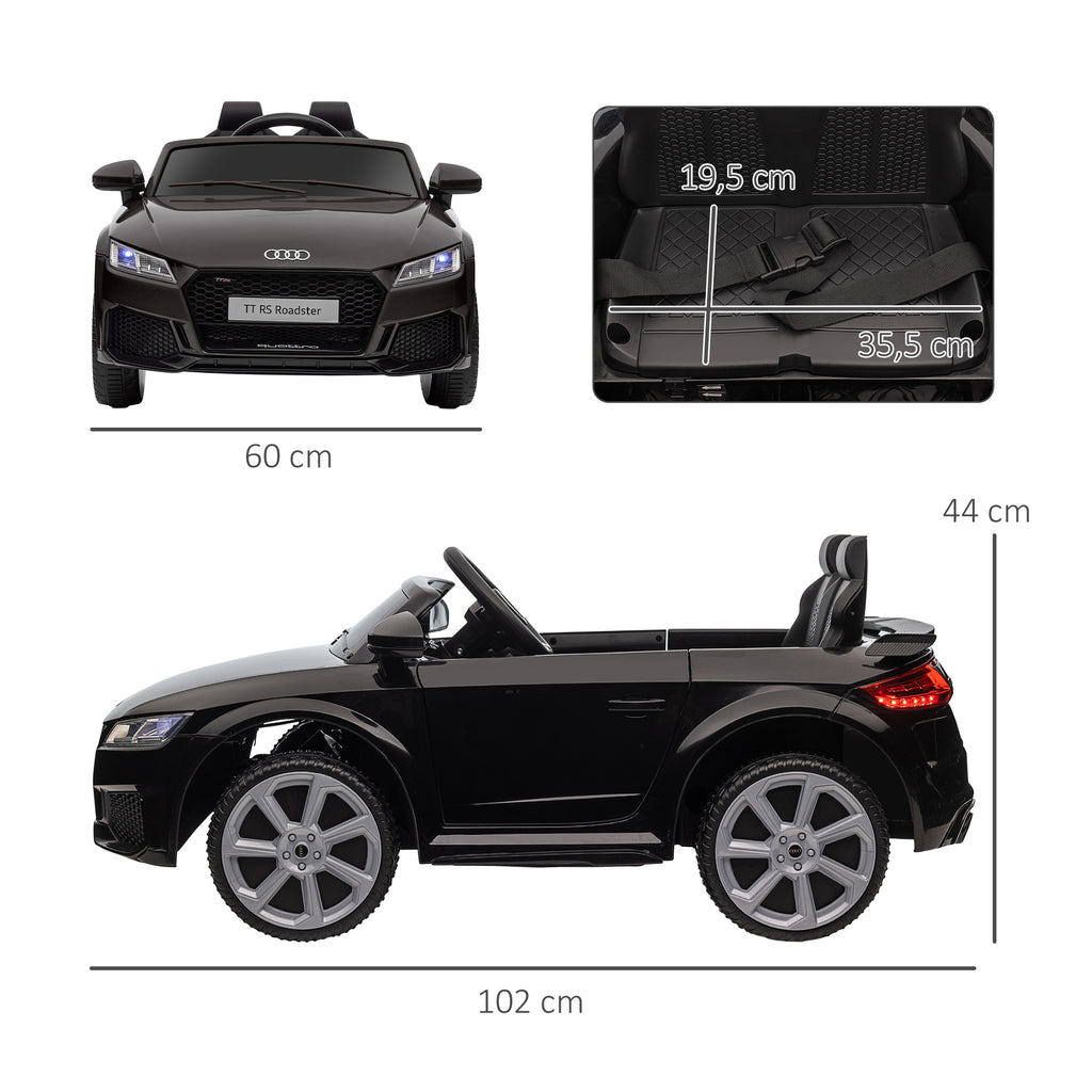 Audi TT RS Électrique 12V Noire