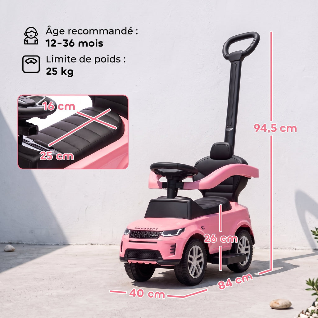 Porteur Land Rover Discovery Rose